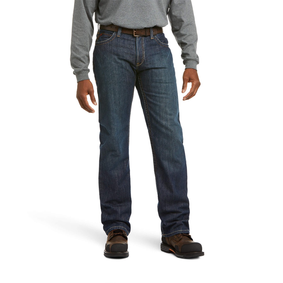 Ariat FR M4 Relaxed Basic Boot Cut Jean in Shale